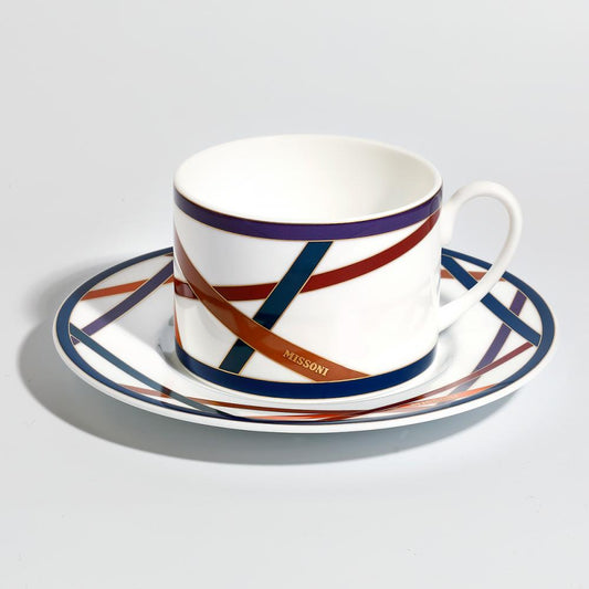 Nastri multicolor set of 2 Tazza te